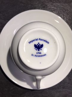 Чашка с блюдцем Малый дворец Царицыно, Г. Шуляк