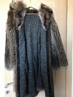 Шуба из енота