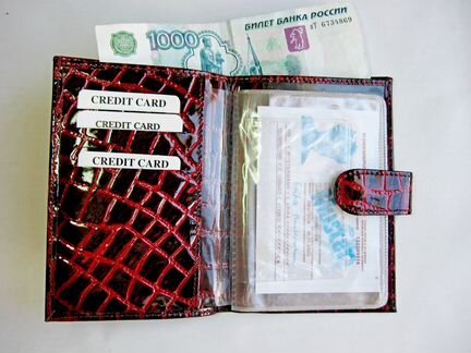 Обложка для автодокументов, паспорта, портмоне