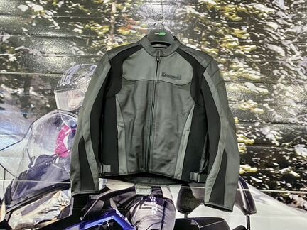 Мотокуртка Kawasaki leather jacket M