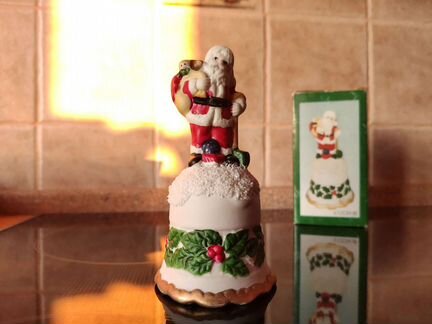 Новый рождественский колокольчик Санта Клаус