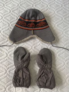 Kerry шапка и варежки, б/у