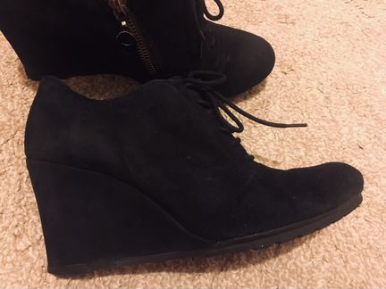 Ботильоны Clarks замша