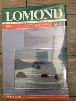Lomond A4, двухсторонняя глянец/матовая 170 гр. 50