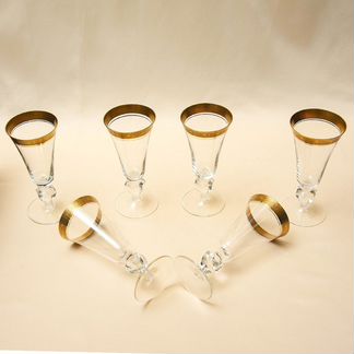 Хрустальные Бокалы для Шампанского