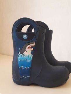 Детские резиновые сапоги crocs