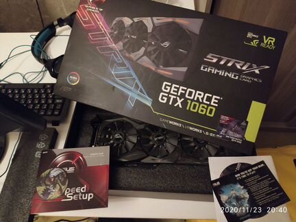 Asus GeForce GTX 1060 ROG Strix OC 6GB