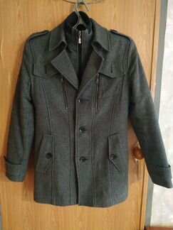 Пальто мужское полушерстяное 46-48 размер