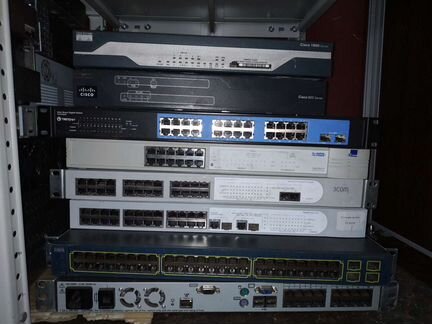 Коммутаторы 24-48, маршрутизаторы Cisco,Huawei,HP