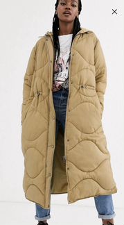 Пуховик стеганый ASOS