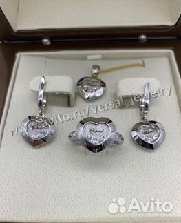 Chopard Сердце комплект из золота с бриллиантами