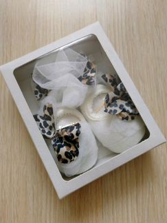 Пинетки детский подарочный набор для новорожденных