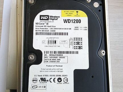 Жесткий диск WD 120 Gb (б/у)