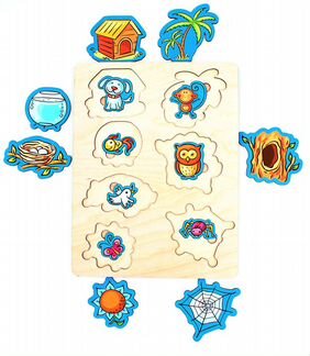 Сортер Где Чей домик