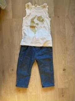 Джинсы на флисе Zara