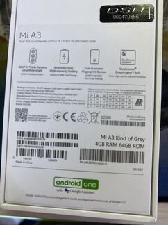 Xiaomi Mi A3 4/64gb