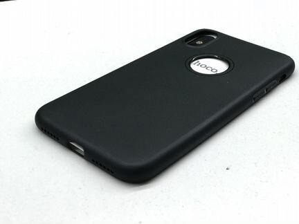 Ультратонкий матовый бампер iPhone X (Hoco)