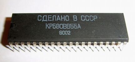 Кр580вв55А (IC8255A), кр580ик55А порт ввода-вывода