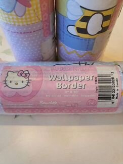 Бордюр обойный Hello Kitty