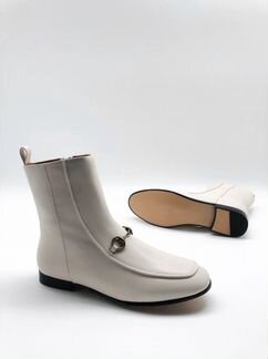 Ботинки женские gucci кожа