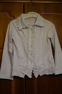 Блуза pомpом р.128