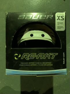 Хоккейный шлем bauer re-akt SR XS, белый, новый
