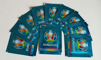 Panini Euro 2020 NO preview пакетики с наклейками