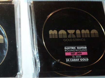 Maxima Gold String. Струны для эл.гитары